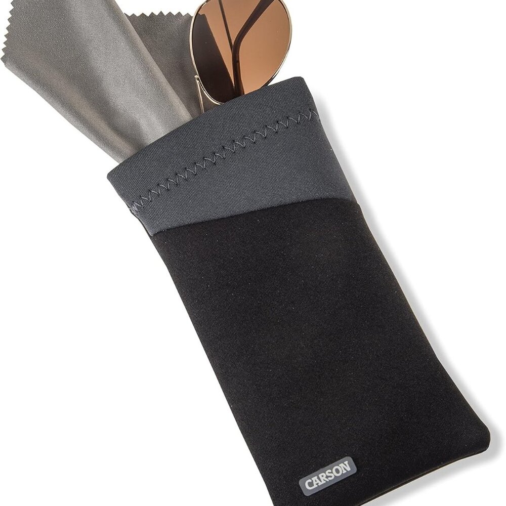 unisex-adult Eyeglass Pouch With Built in Microfiber Cloth